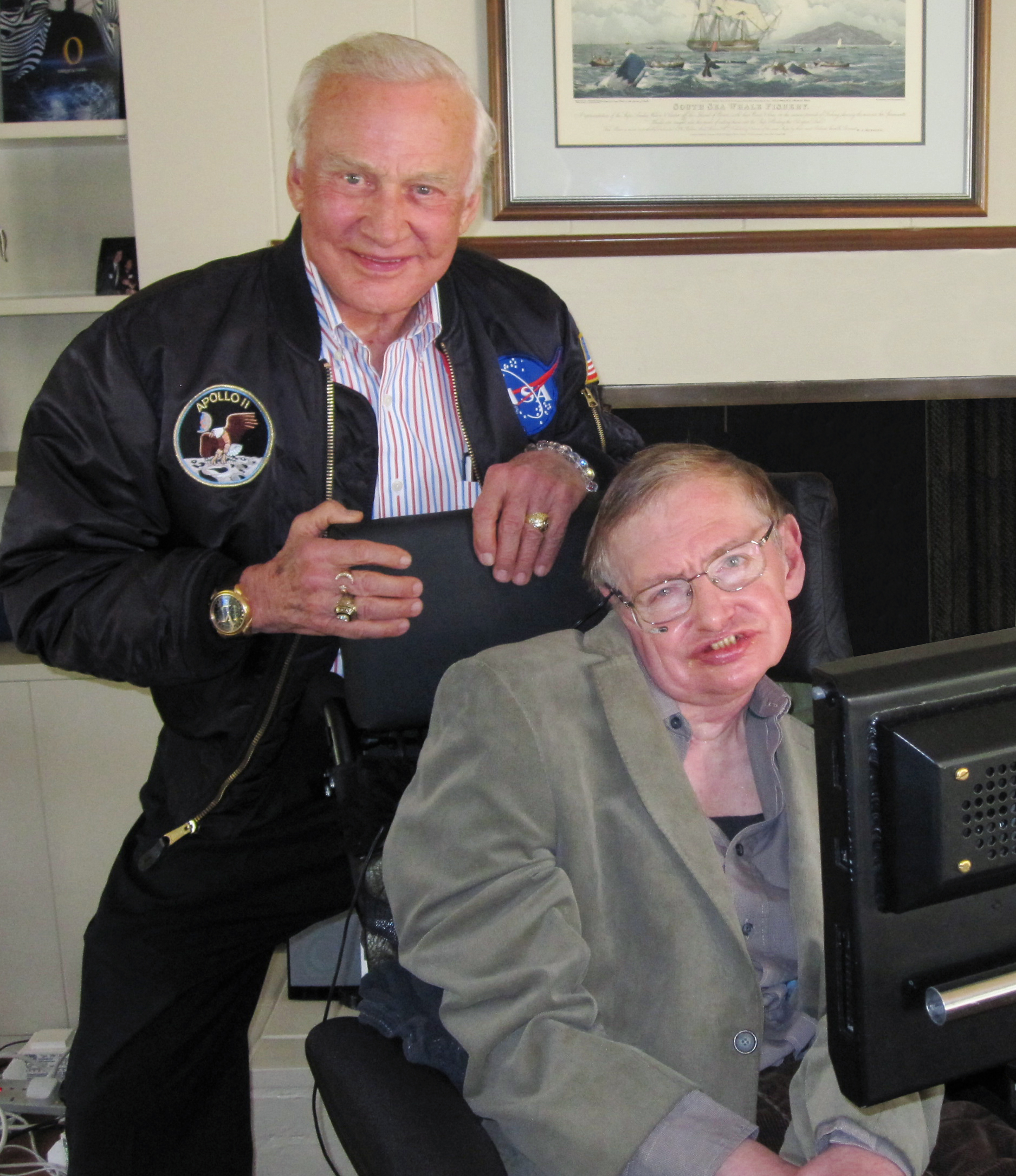 Stephen Hawking and Buzz Aldrin Join Forces for Space Exploration